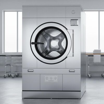 Edelstahl-Trommelwaschschleudermaschine mit 1000 U/min Waschgeschwindigkeit und 50-150 Litern Wasserverbrauch für gewerbliche Wäschereien