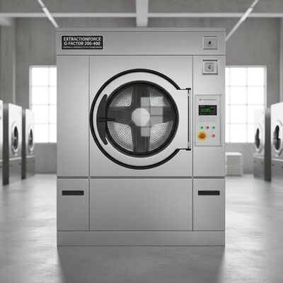 Un buon prezzo. Lavatrice commerciale con fattore G da 200 a 400, capacità da 20 a 200 kg e costruzione in acciaio inossidabile per lavanderia industriale in linea