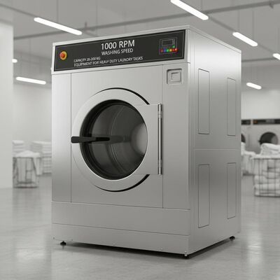 Un buon prezzo. 1000 giri al minuto Lavatrice di velocità di lavaggio Lavatrice estrattiva con capacità da 20 a 200 kg e tamburo in acciaio inossidabile per lavanderia pesante in linea