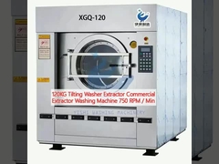 120KG Tilting Washer Extractor Commercial Extractor Washing Machine 750 RPM / Min